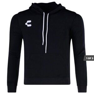 Charly Youth Black Sweatshirt Pullover Athletic Training Top Hoodie Sportswear